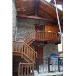 Attico a Roisan, Frazione Massinod 27, 2 locali