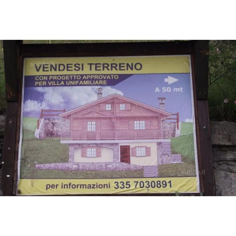 Terreno edificabile - progetto approvato