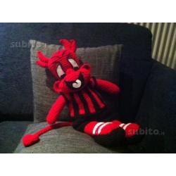 Mascotte diavoletto milan ( amigurumi)