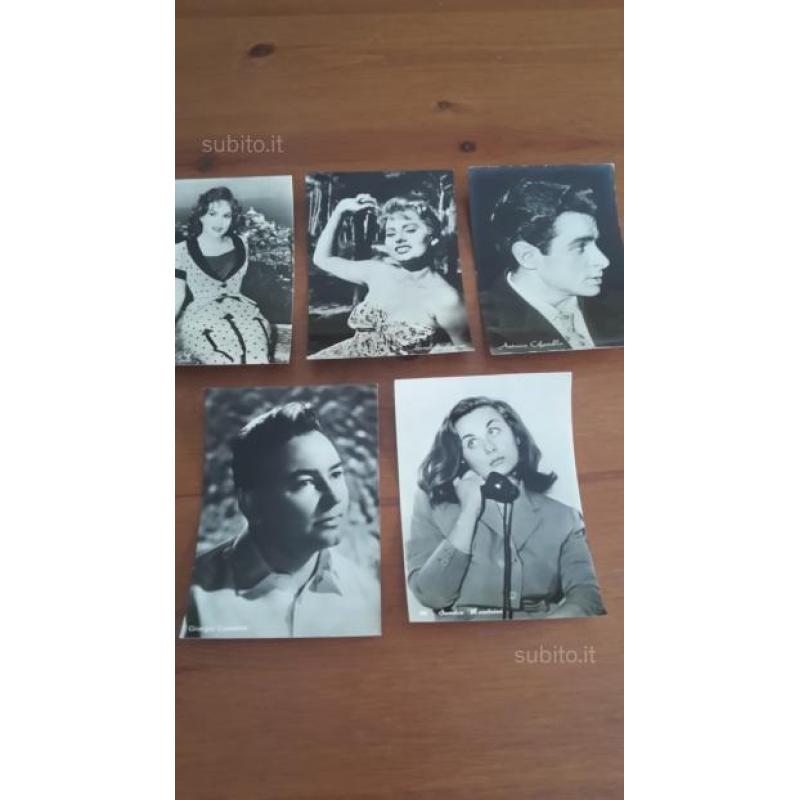 Foto cartoline attori e attrici