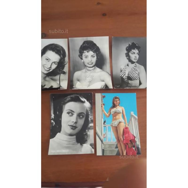 Foto cartoline attori e attrici