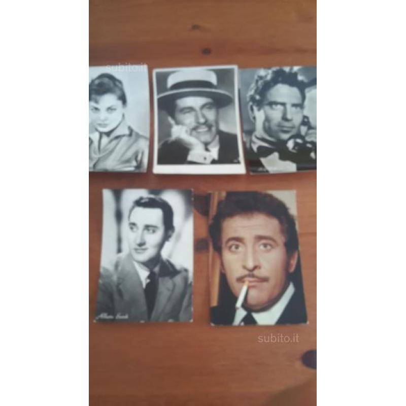 Foto cartoline attori e attrici