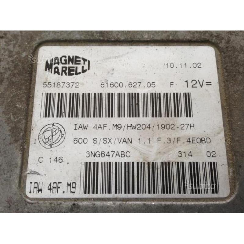 E107 centralina motore fiat 600 55187372