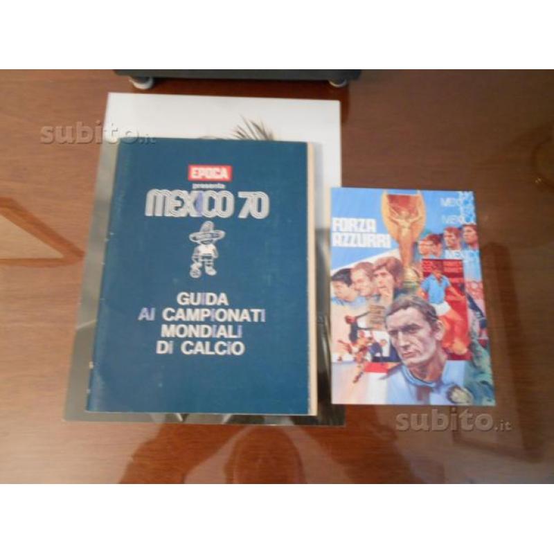 Inserto di Epoca Mexico 70 e cartolina celebrativa