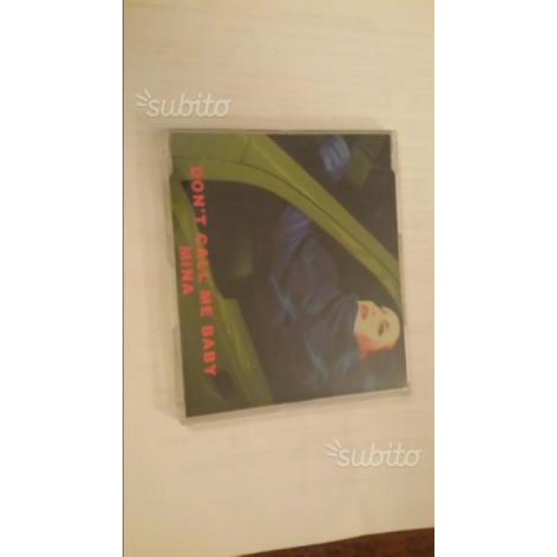 MINA - cd singolo "DON'T CALL ME BABY" raro