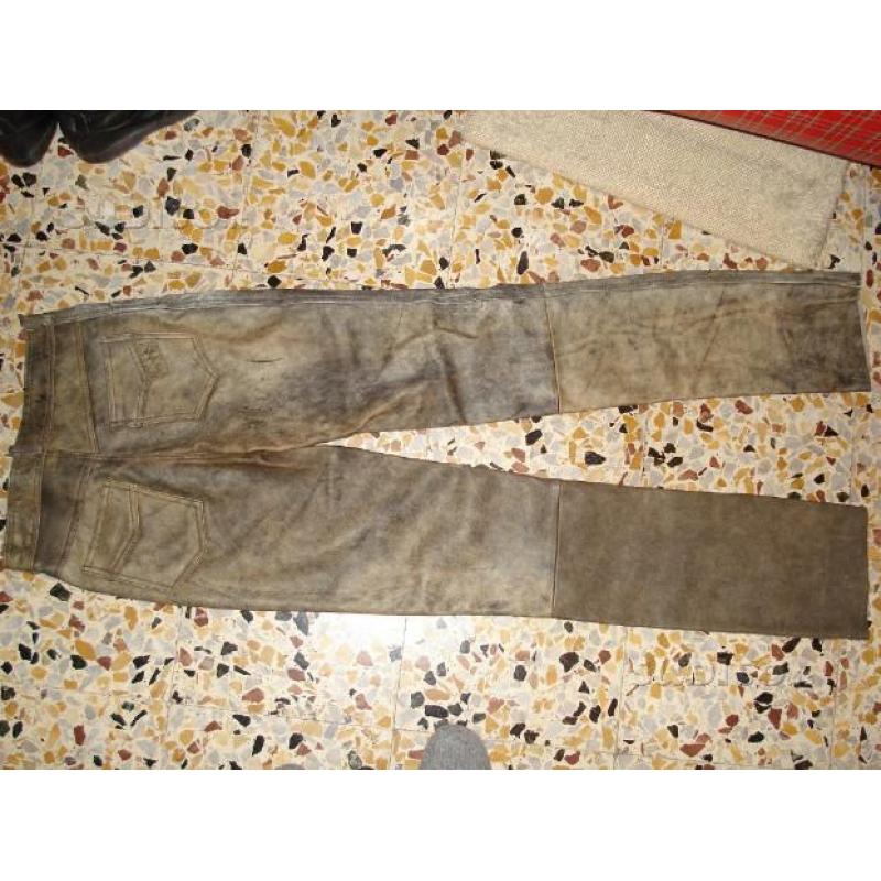 Jeans in pelle IXS molto particolari NUOVI 42