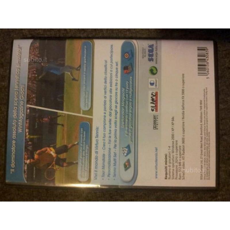 Dvd rom virtual tennis 3 (2007)