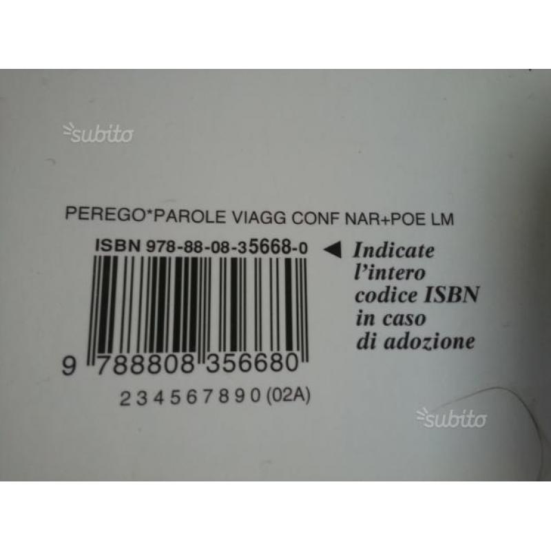 Libro di testo: Parole in viaggio