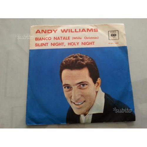 Vinile 45" Bianco Natale Andy Williams