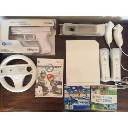 Console Nintendo Wii (con giochi e accessori)