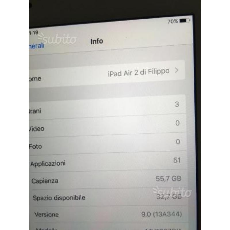Ipad air2 wifi 64GB