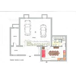 Villa grezza indipendente con giardino