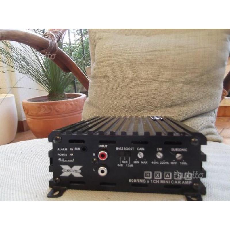 Amplificatore auto excursion 600 watt rms