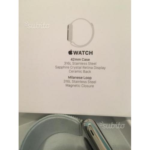 Watch apple 42mm maglia milanese loop