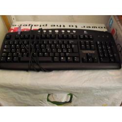 Tastiera colore nero, marca logitech