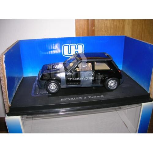 Renault 5 turbo 1:18 nero stradale universal hobbi