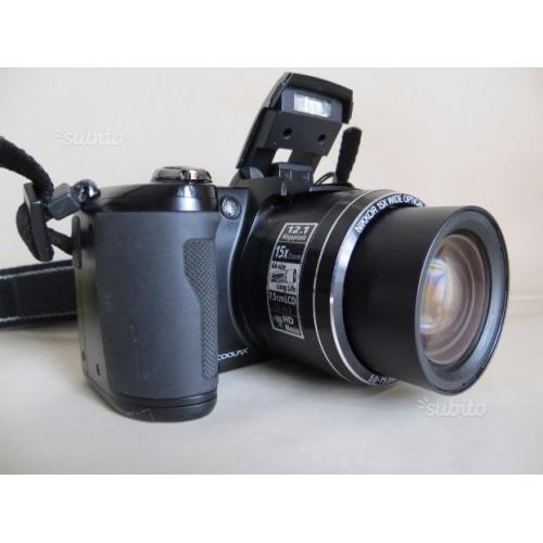 Fotocamera Bridge Nikon L110 CMOS 15X zoom HD 720p