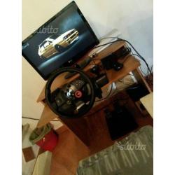 Volante logitech driving force gt + gran turismo 6