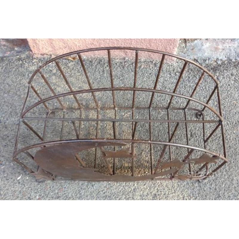 Porta Riviste in ferro battuto