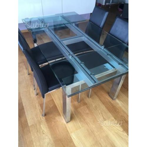Tavolo design moderno allungabile