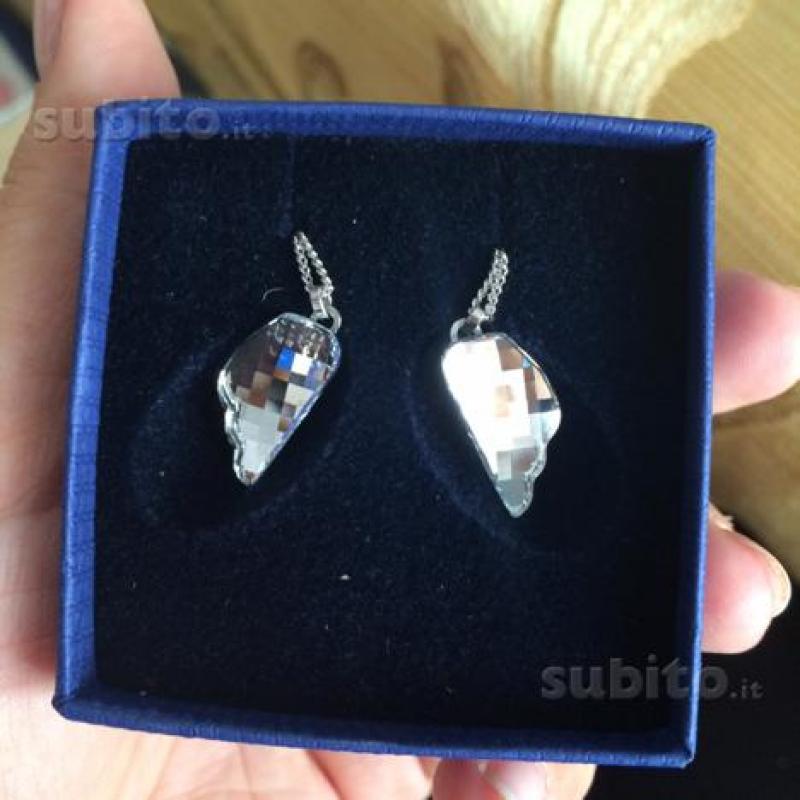 Swarovski originale 2 collane ali d'angelo
