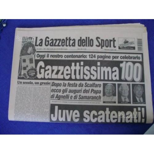 Gazzetta dello Sport - edizione storica centenario