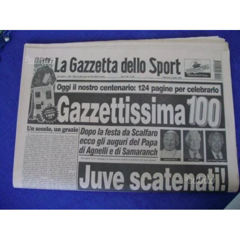 Gazzetta dello Sport - edizione storica centenario