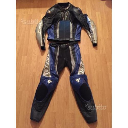 Tuta moto in pelle divisibile DAINESE