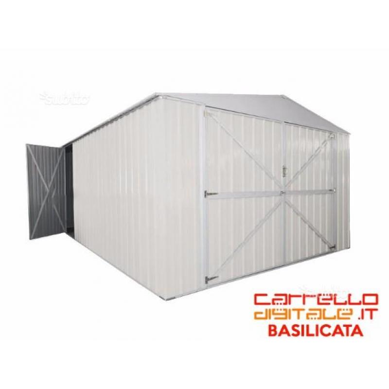 Box Acciaio 5.10x3.45 - peso 320kg - 18MQ - BIANCO