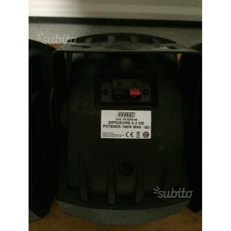 Casse stero 100W max