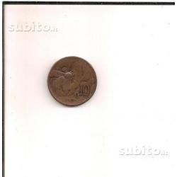 Moneta Italia 10 centesimi ''Ape''