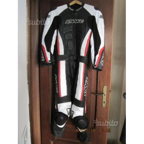Tuta pelle GIMOTO divisibile tg 52
