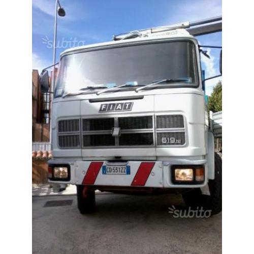 Iveco 619n1 3 Assi Sponde Alluminio Rinforzate Gru
