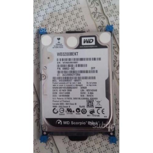 Hard disk sata 320 per portatile
