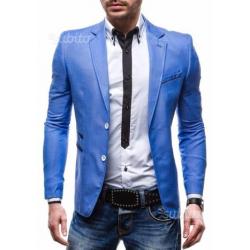 Giacca Blu,celeste slimfit taglia s