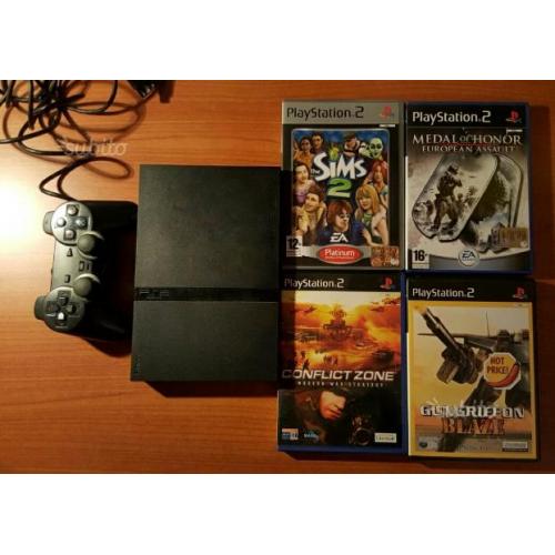 Play station 2 + 4 giochi originali