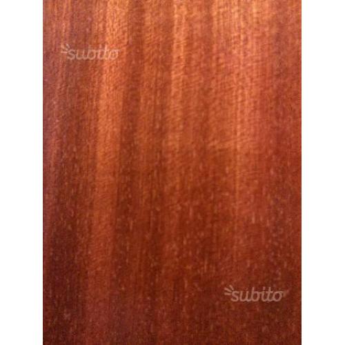 Porte usate in legno color mogano
