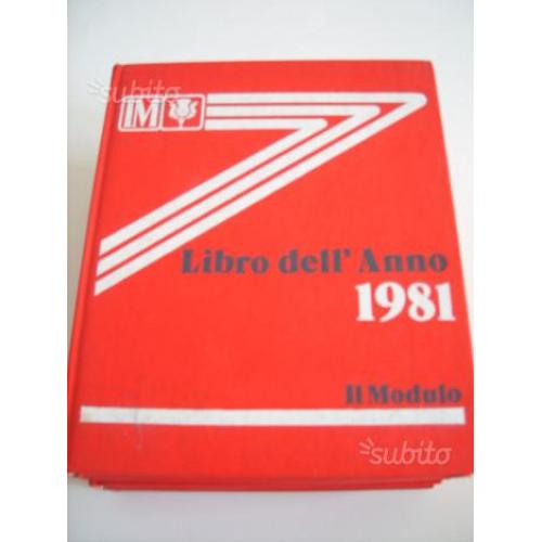 Libro dell'anno,1981,82,83,84,85,