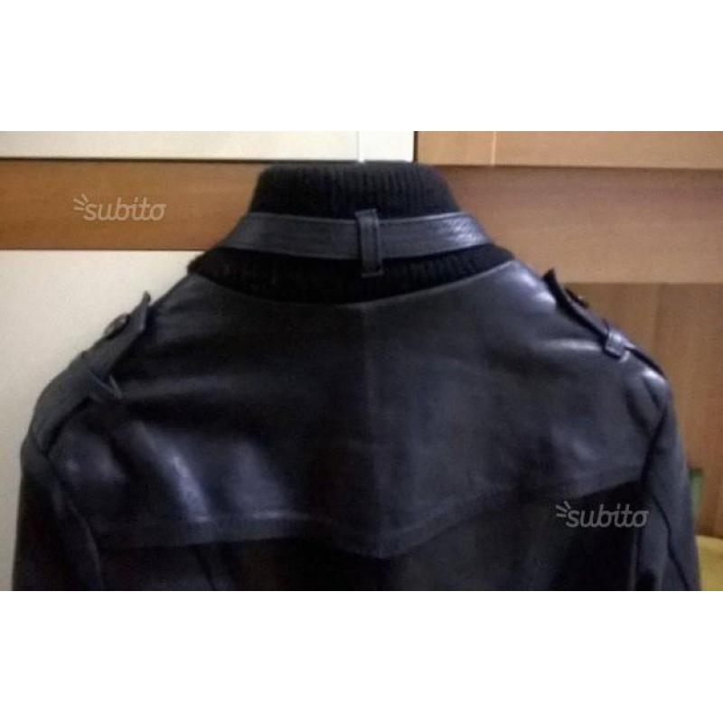 Giubbotto vera pelle nero