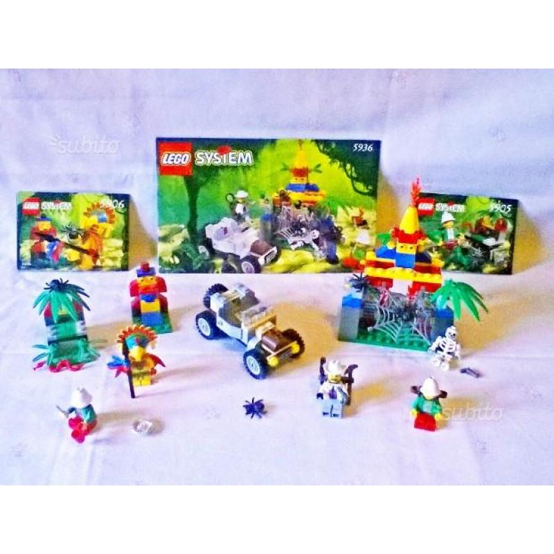 Lotto Lego Esploratori 5905+5906+5936