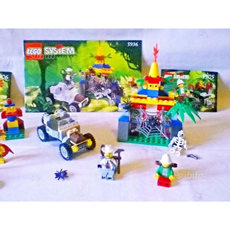 Lotto Lego Esploratori 5905+5906+5936