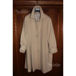 Cappotto a trapezio vintage da donna panno di lana