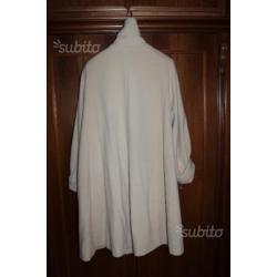 Cappotto a trapezio vintage da donna panno di lana