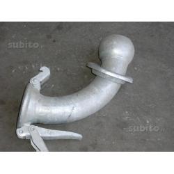 Curva zincata da 80 mm attacco marani