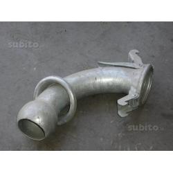 Curva zincata da 80 mm attacco marani