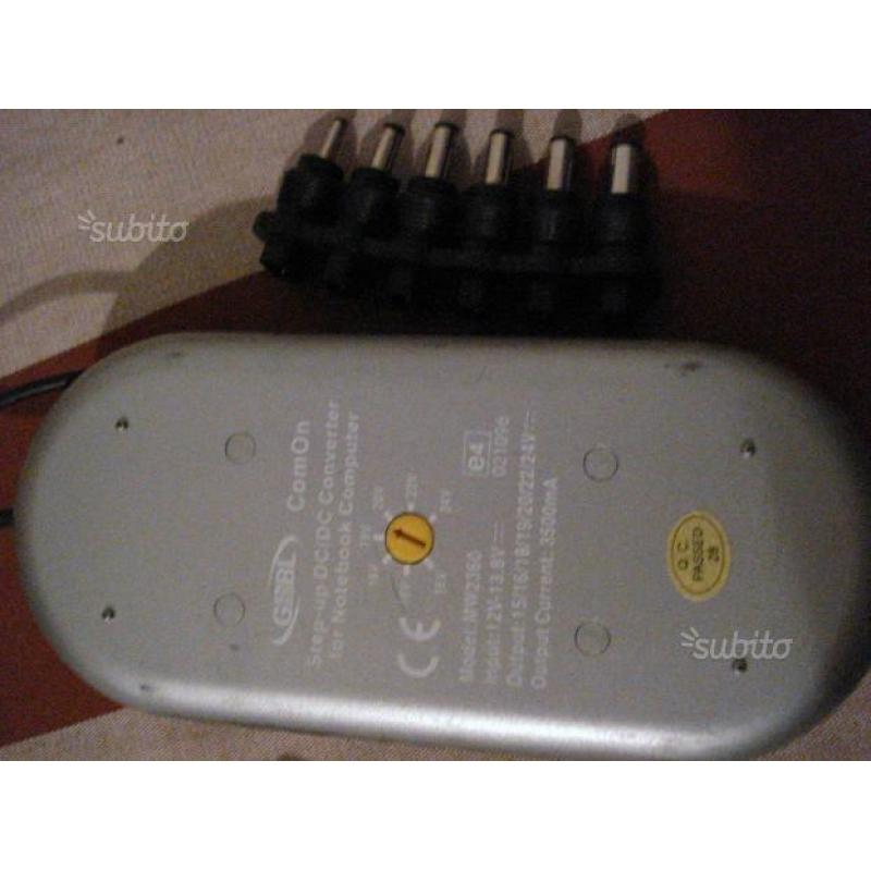 Alimentatore notebook da auto