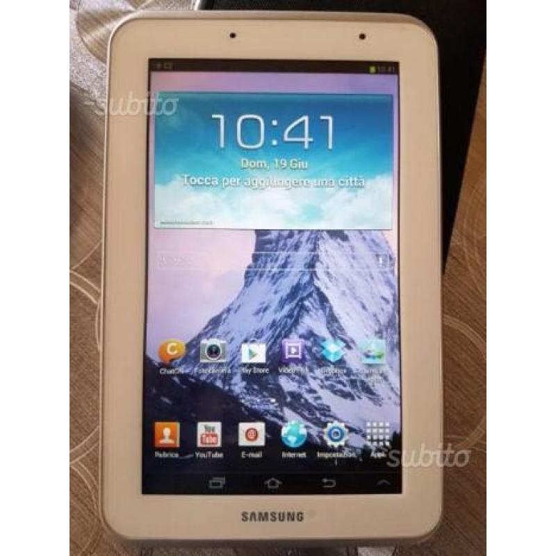 Samsung tab 2 bianco 7 pollici solo wifi