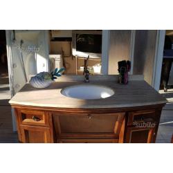 Arredo bagno Napoli colonna doccia mobile e porta