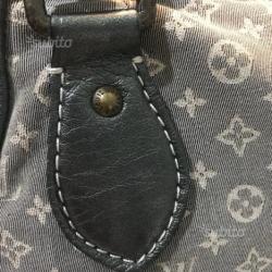 Borsa in tela verde oliva