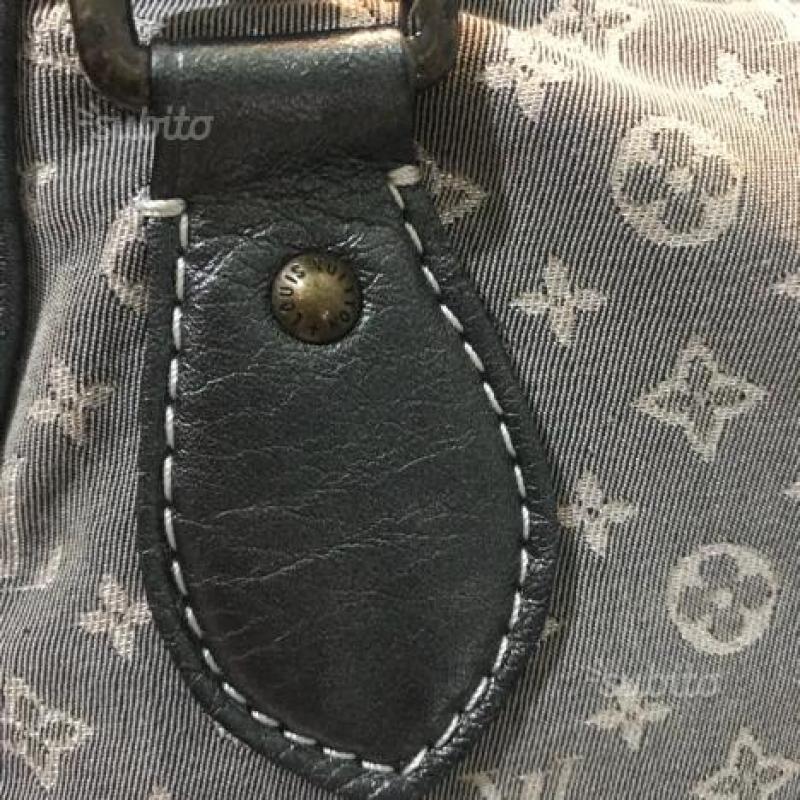 Borsa in tela verde oliva